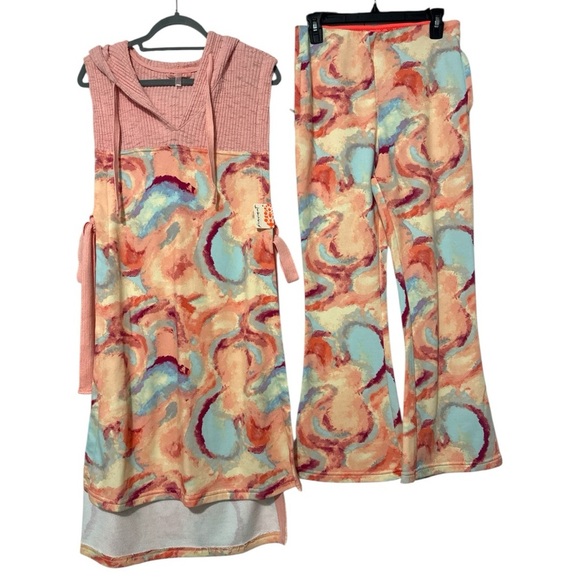 Free People Movement All that Printed Set NWT - Picture 1 of 3